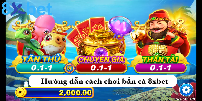 Bắn cá 8xbet - Khám phá game bắn cá đại dương cực hấp dẫn 5 Hướng dẫn cách chơi bắn cá 8xbet nhận thưởng khủng