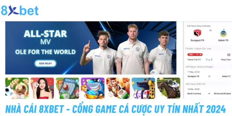 Nhà Cái 8xbet - Cổng Game Cá Cược Uy Tín Nhất 2024 1 Nhà Cái 8xbet
