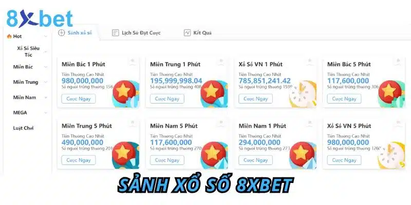 xổ số 8xbet